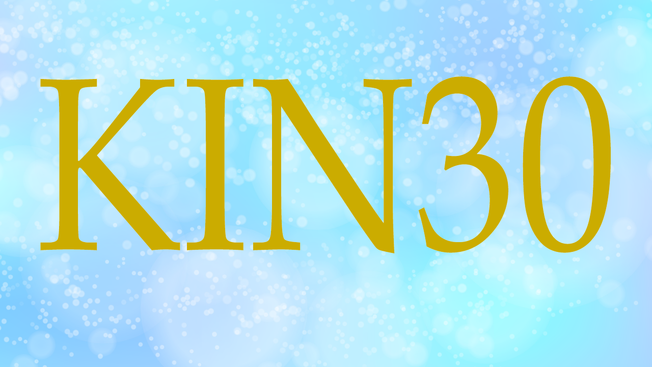 KIN30のエネルギー・有名人|白い犬×青い手×音4