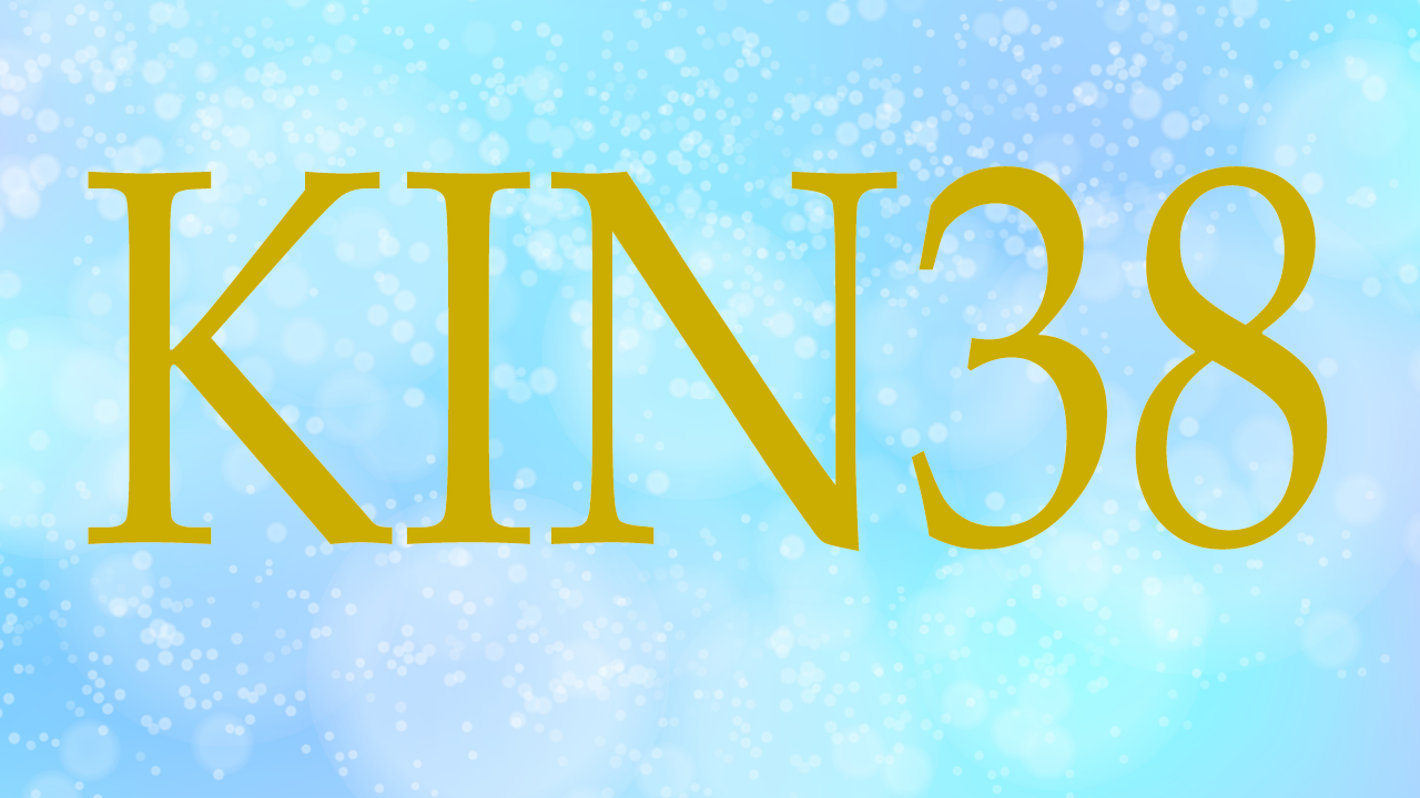 KIN38のエネルギー・有名人|白い鏡×青い手×音12