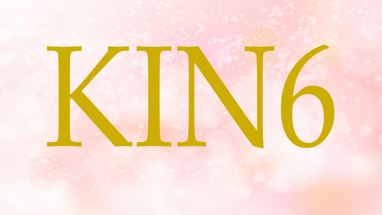 KIN6のエネルギー・有名人|白い世界の橋渡し×赤い龍×音6