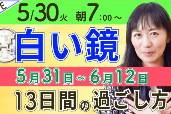 白い鏡の13日間の過ごし方（2023年5月31日～2023年6月12日）
